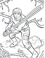 coloriage Luke Skywalker